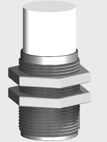 Produktbild zum Artikel SK-HT250-20-M30-nb aus der Kategorie Kapazitive Sensoren > Hoch- und Tieftemperaturen > Gewinde M30 von Dietz Sensortechnik.